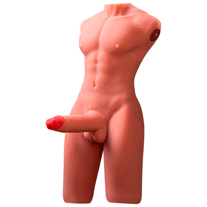 XISE – JASON HALF-BODY REALISTIC MALE TORSO WITH THRUST AND VIBRATION FUNCTIONS 55 CM