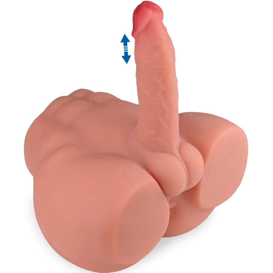 XISE - FREDERICO MASTURBATOR REALISTIC DILDO FRONT POSITION WITH THRUSTING FUNCTION 15 CM