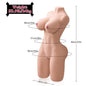 XISE - ERICA SHOCKINGLY REALISTIC TORSO WITH FEMALE VIBRATION 84 CM