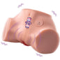XISE - FENNIE Realistischer Masturbator mit Vibrationsfunktion und mehreren Positionen für Vagina und Anus