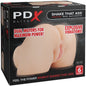 PDX ELITE - SHAKETHAT ASS REALISTISCHER VAGINA- UND ANUS-MASTURBATOR MIT VIBRATION