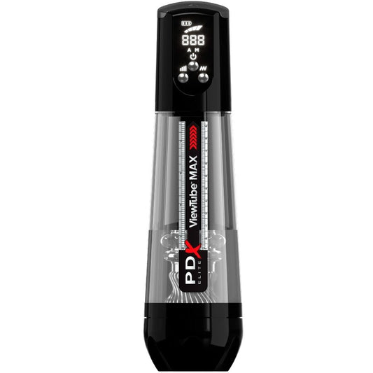 PDX ELITE - VIEWTUBE MAX VIEW AUTOMATIC MASTURBATOR WITH TRANSPARENT SUCTION