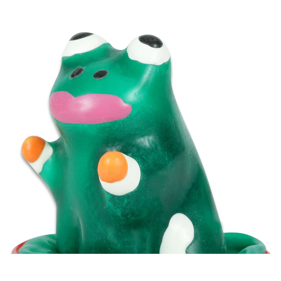 CONDOMERIE - HAND-PAINTED NOVELTY CONDOMS FROG MODEL 1