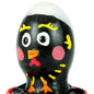 CONDOMERIE - HAND-PAINTED NOVELTY CONDOMS CHICKEN BLACK