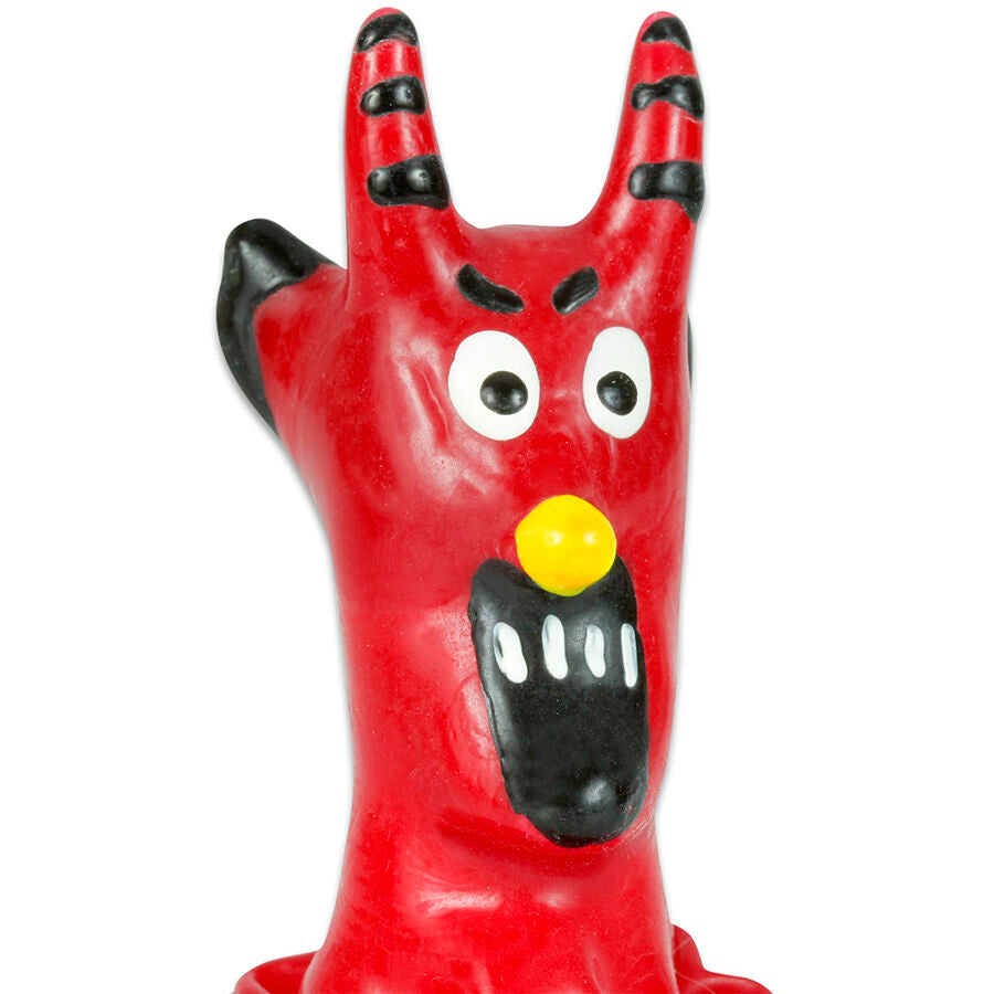 CONDOMERIE - HAND-PAINTED NOVELTY CONDOMS RED DEVIL