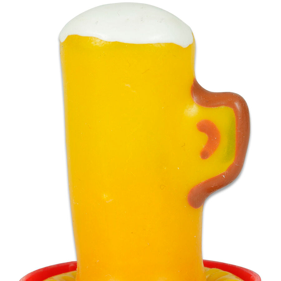 CONDOMERIE - HAND-PAINTED NOVELTY CONDOMS A GLASS OF BEER