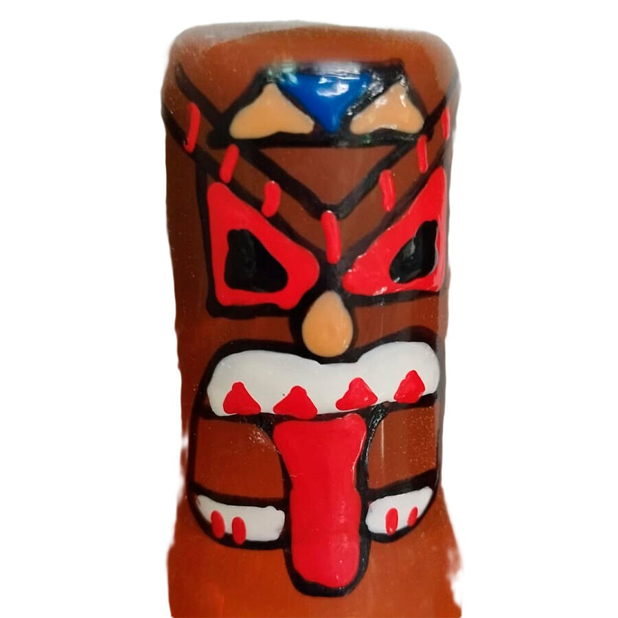 CONDOMERIE - HAND-PAINTED NOVELTY CONDOMS TIKI TOTEM-01