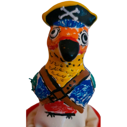 CONDOMERIE - HAND-PAINTED NOVELTY CONDOMS CAPTAIN PARROT
