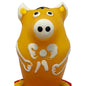 CONDOMERIE - HAND-PAINTED NOVELTY CONDOMS PIG SITTING YELLOW