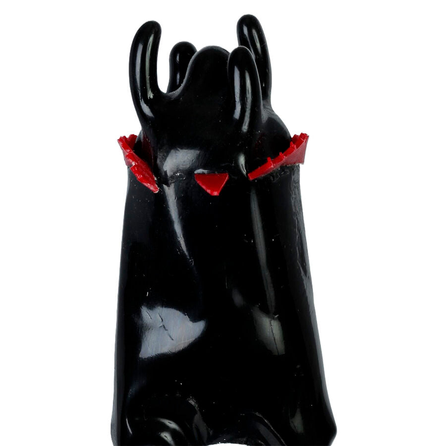 CONDOMERIE - HAND-PAINTED NOVELTY CONDOMS BLACK TOWER XL