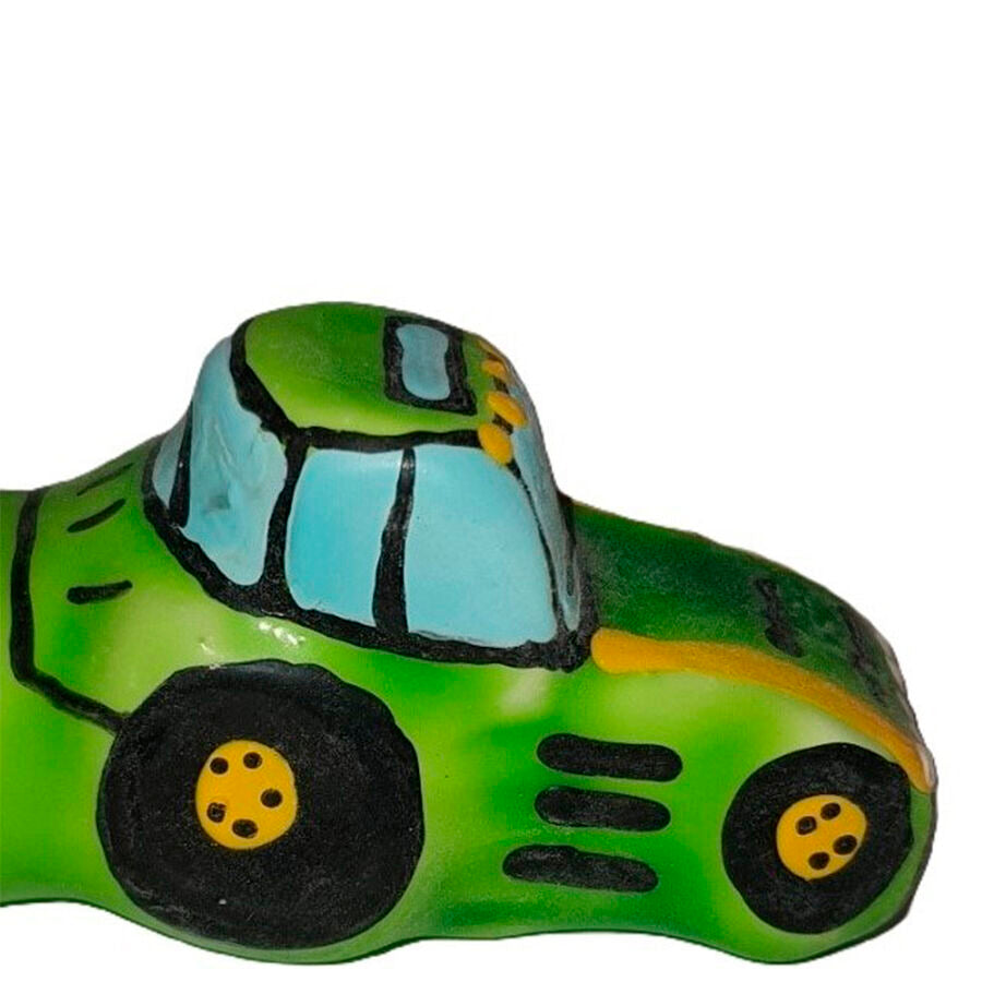 CONDOMERIE - HAND-PAINTED NOVELTY CONDOMS TRACTOR GREEN XL