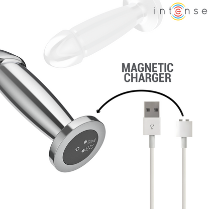 INTENSE - ANAL PLUG 10 VIBRATIONEN METALLDILDO MIT FERNBEDIENUNG M