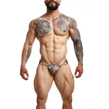 MOB - DNGEON SNAP JOCKSTRAP GREY ONE SIZE