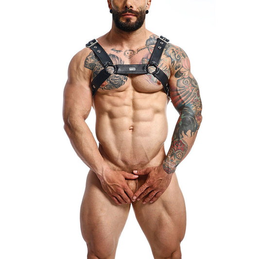 MOB - DUNGEON BLACK CHAIN HARNESS, ONE SIZE