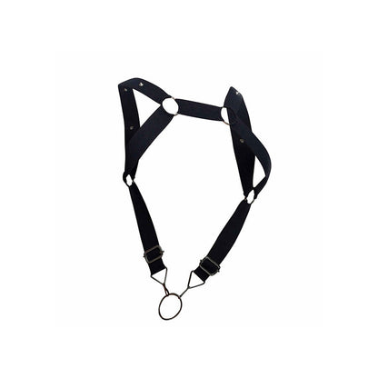 MOB - DNGEON HARNESS MIT GERADEN RÜCKEN SCHWARZ EINHEITSGRÖSSE