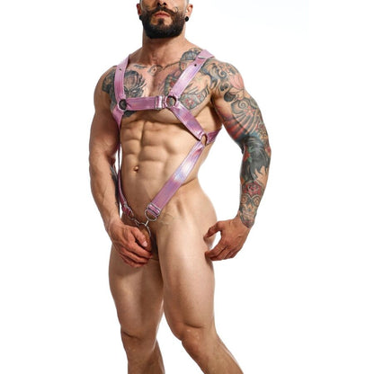 MOB - CROSSED PENIS HARNESS, ONE SIZE