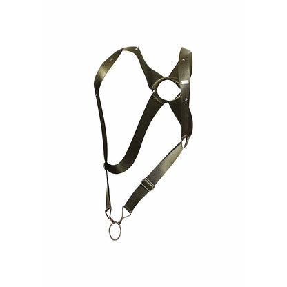 MOB - DNGEON CROSS BACK HARNESS GRÜN EINHEITSGRÖSSE
