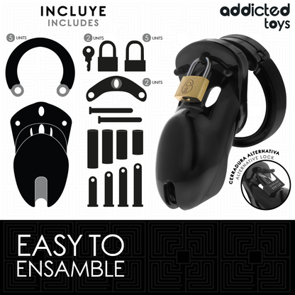 ADDICTED TOYS LOCKED - FORBIDDEN PENIS CAGE 10 CM