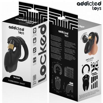 ADDICTED TOYS LOCKED - FORBIDDEN PENIS CAGE 10 CM