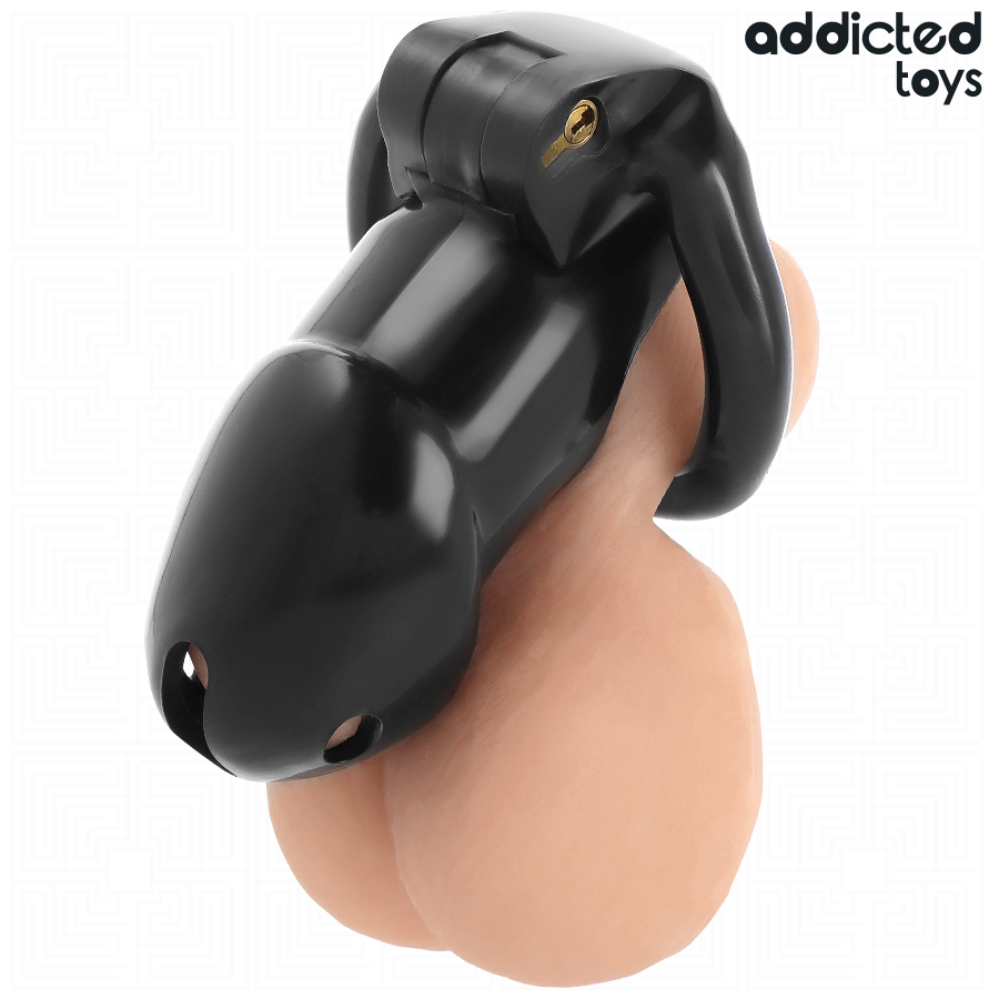 ADDICTED TOYS LOCKED - MINDNIGHT CELL COCK CAGE SIZE L