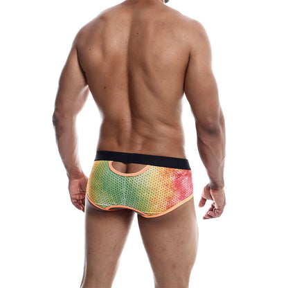MOB-BOXERSHORTS ORANGE GRÖSSE L