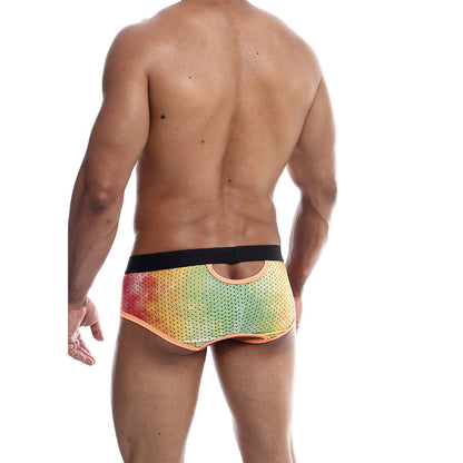 MOB-BOXERSHORTS ORANGE GRÖSSE L