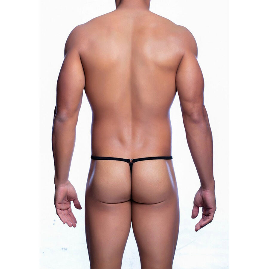 MOB - BLACK TEARDROP THONG SIZE L/XL