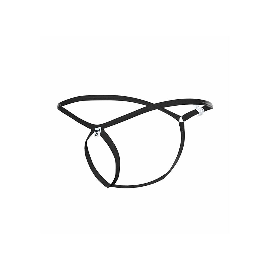 MOB - BLACK TEARDROP THONG SIZE S/M