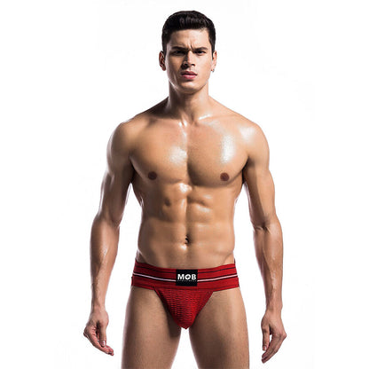 MOB - CLASSIC RED THONG, SIZE S