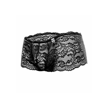 MOB - SCHWARZE SPITZENBOXER GRÖSSE L/XL