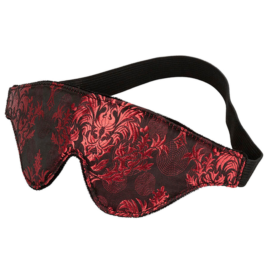 CALEXOTICS – SCANDAL BLICKDICHTE AUGENMASKE MIT ROTEN DETAILS