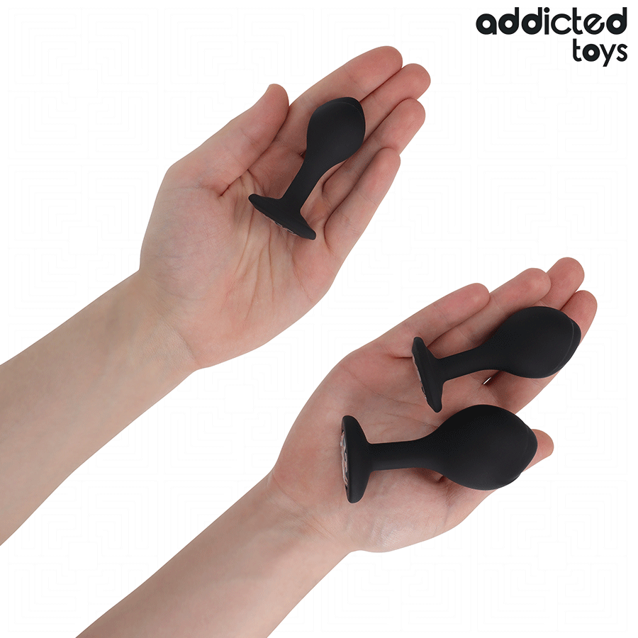 ADDICTED TOYS - 3-PIECE ANAL PLUG SET WITH JEWEL