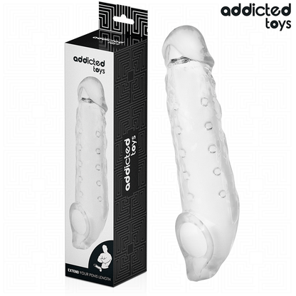 ADDICTED TOYS - TRANSPARENT PENIS EXTENDER SIZE S 23 CM