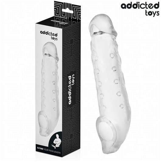 ADDICTED TOYS - TRANSPARENTE PENISVERLÄNGERUNG GRÖSSE S 23 CM