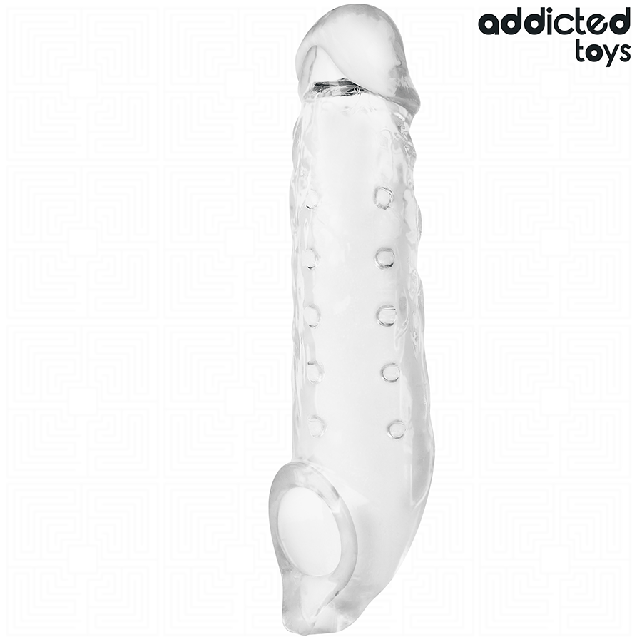 ADDICTED TOYS - TRANSPARENT PENIS EXTENDER SIZE S 23 CM