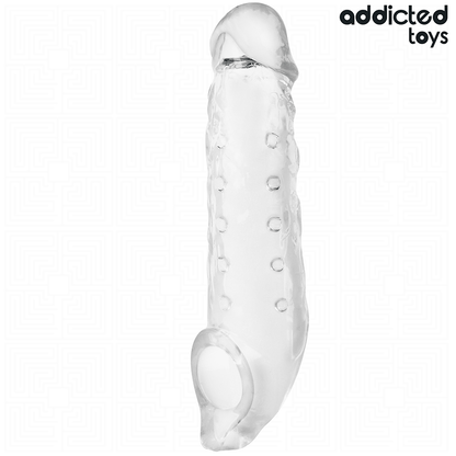 ADDICTED TOYS - TRANSPARENT PENIS EXTENDER SIZE S 23 CM
