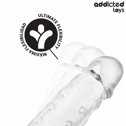 ADDICTED TOYS - TRANSPARENT PENIS EXTENDER SIZE S 23 CM