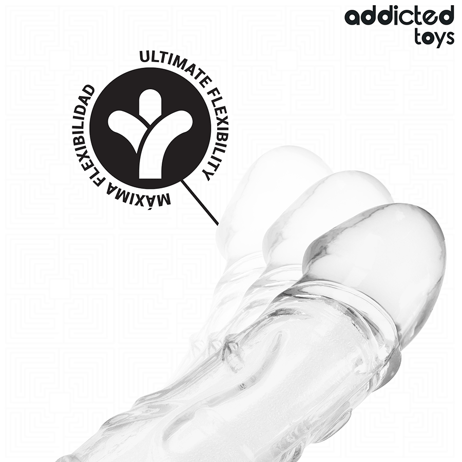 ADDICTED TOYS - TRANSPARENTE PENISVERLÄNGERUNG 27 CM