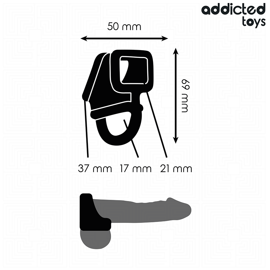 ADDICTED TOYS - COCK CAGE RING