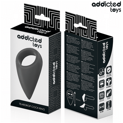 ADDICTED TOYS - TEAR-SHAPED COCK RING