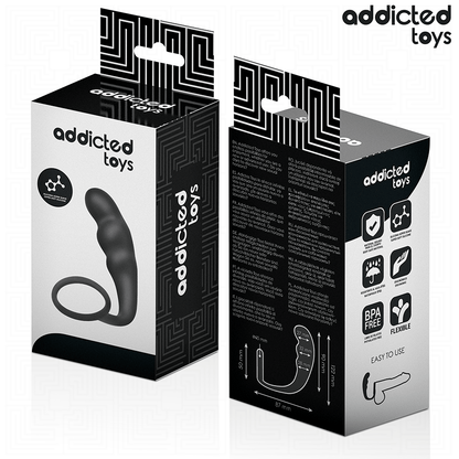 ADDICTED TOYS - ANAL PLUG WITH RING MODEL 4