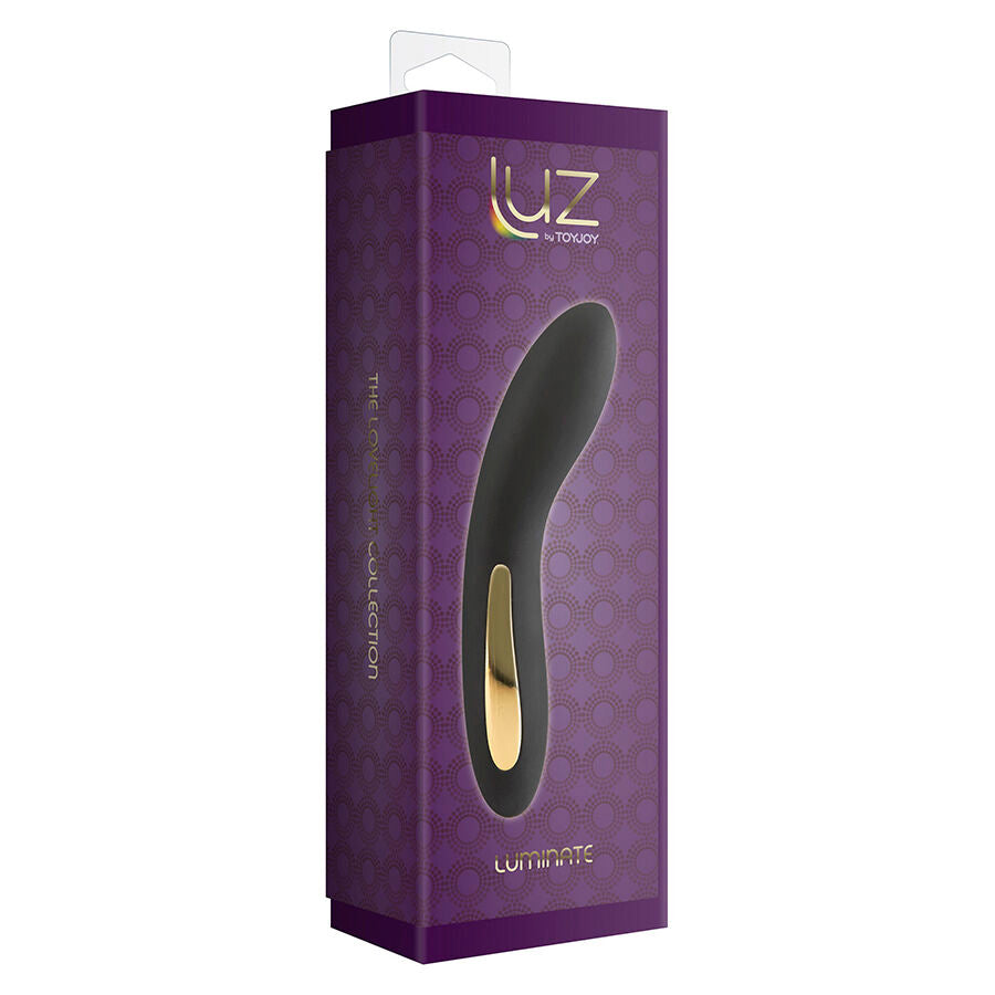 TOYJOY - BLACK VIBRATOR WITH GLOWING LIGHT