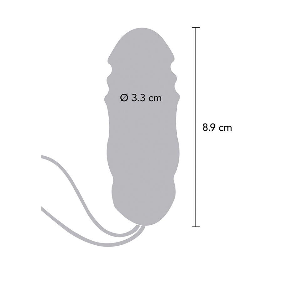 TOYJOY - HAPPINESS SUNN SIDE UP AND DOWN FUCHSIA VIBRATOR REMOTE CONTROL