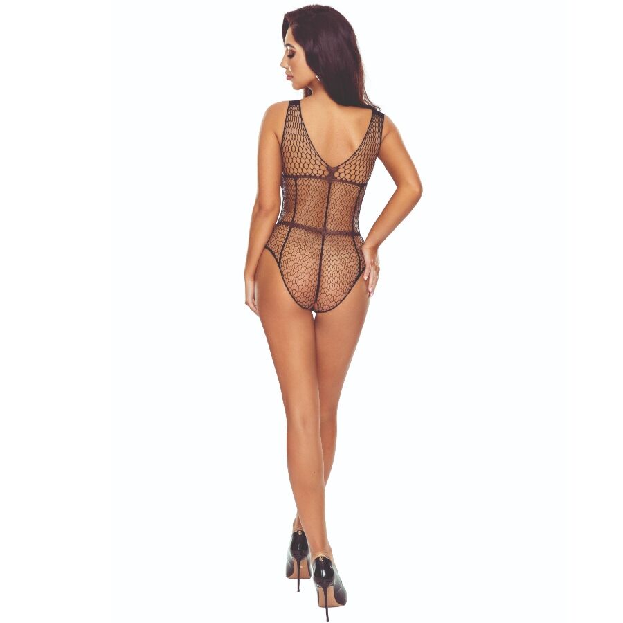 PASSION - BS114 BLACK NET BODYSTOCKING