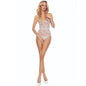 PASSION - BS115 WHITE NET BODYSTOCKING