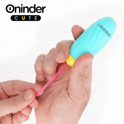 ONINDER CUTE – Vibrating Love and Pleasure Egg – Rotating Silicone Gemstones – Free Global App