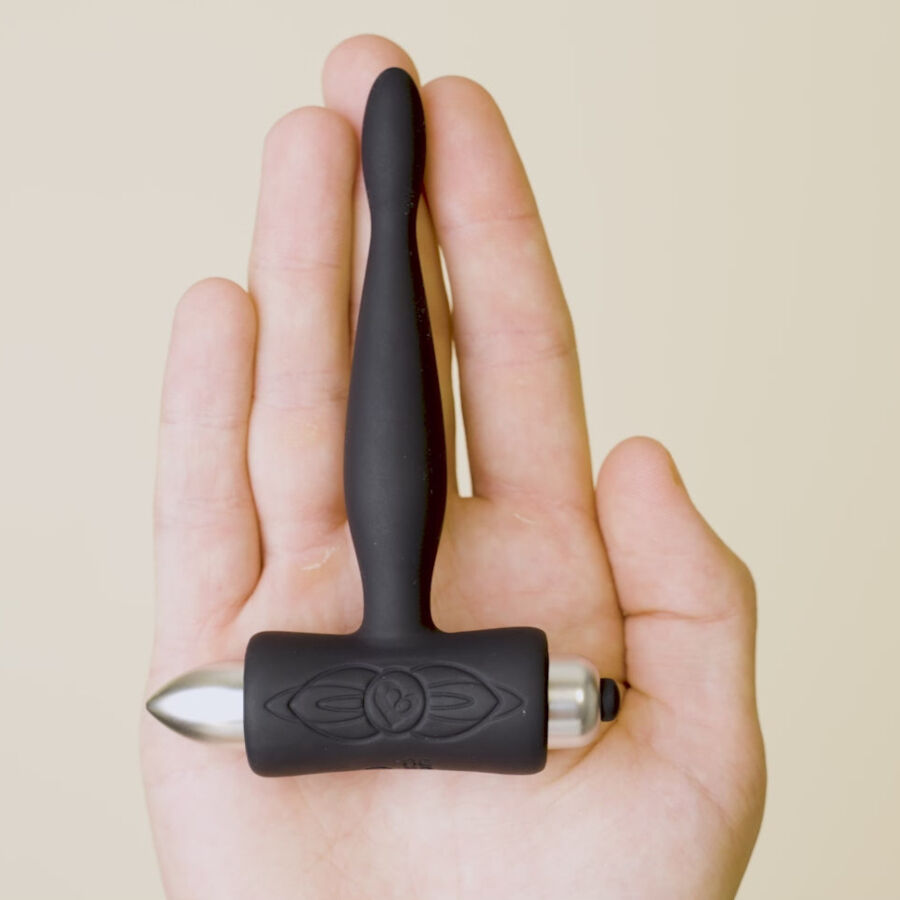 ROCKS-OFF - PETITE SENSATIONS TEASER ANAL PLUG VIBRATOR BLACK