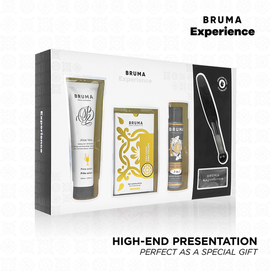 BRUMA XPERIENCE - SWEET PIÑA COLADA TEMPTATION PACKAGE WITH ORGASM ENHANCER