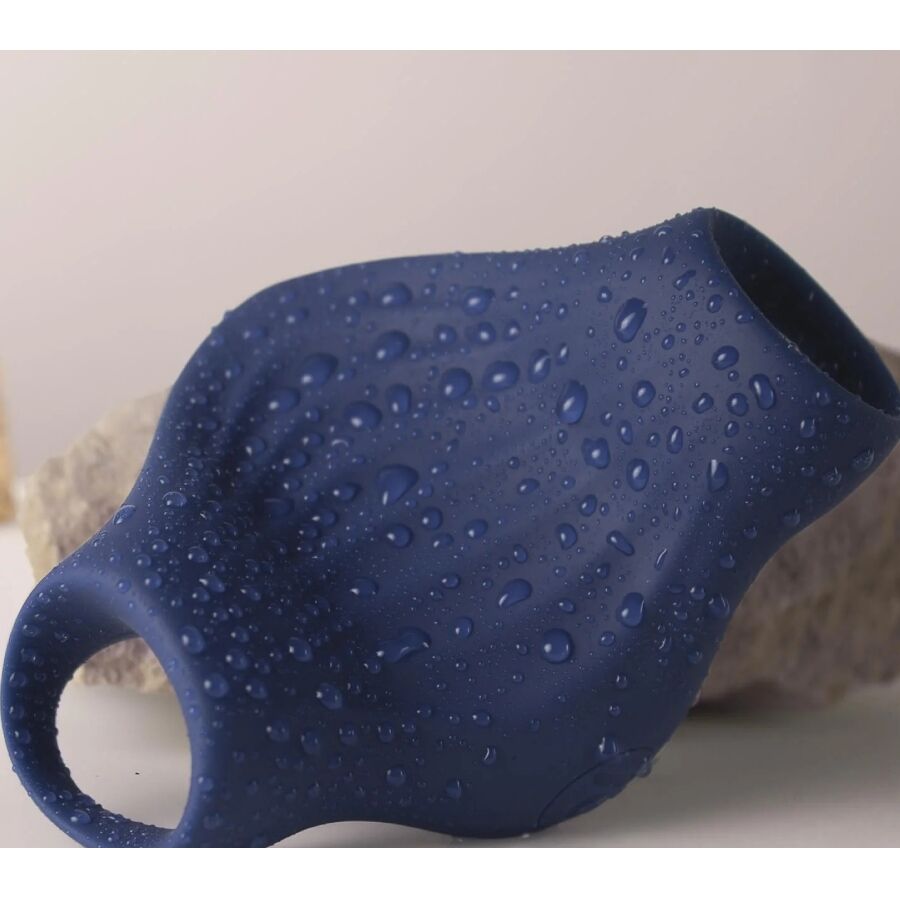 ROCKS-OFF - PALM BLUE FLEXIBLE VIBRATOR-MASTURBATOR