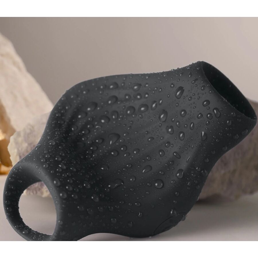 ROCKS-OFF - PALM BLACK FLEXIBLE VIBRATOR-MASTURBATOR